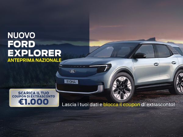 Nuovo Ford Explorer In Anteprima Nazionale 600X450