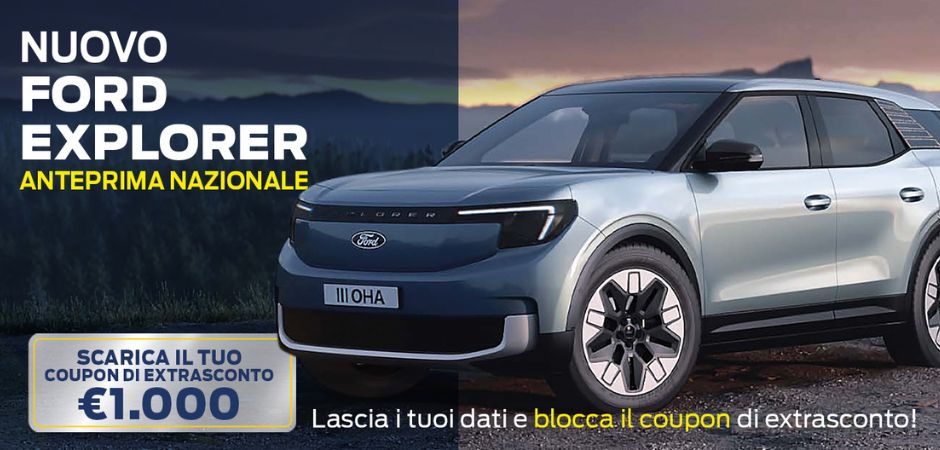 Nuovo Ford Explorer In Anteprima Nazionale 940X450